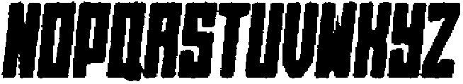 Axava Rounded Eroded Italic otf (400) Font UPPERCASE