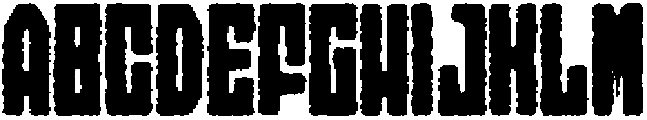 Axava Rounded Eroded otf (400) Font UPPERCASE