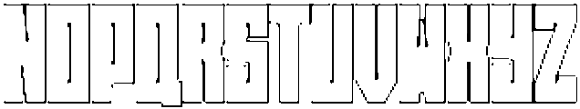 Axava Rounded Outline otf (400) Font LOWERCASE