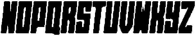 Axava Rounded Rough Italic otf (400) Font LOWERCASE