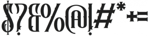 Axenthaur-Regular otf (400) Font OTHER CHARS