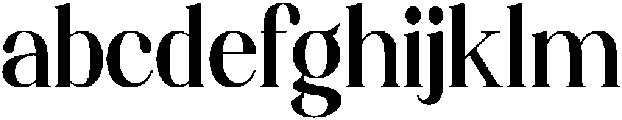 Axerifa Black otf (900) Font LOWERCASE