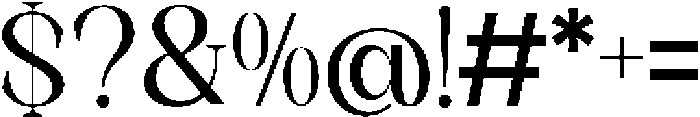 Axerifa-Bold otf (700) Font OTHER CHARS