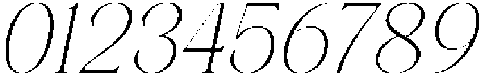 Axerifa Extra Light Italic otf (200) Font OTHER CHARS