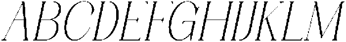 Axerifa Extra Light Italic otf (200) Font