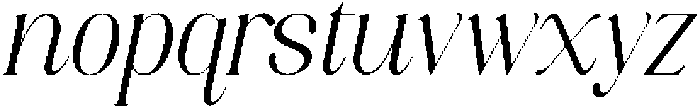 Axerifa-Italic otf (400) Font LOWERCASE