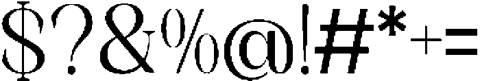 Axerifa Semi Bold otf (600) Font OTHER CHARS