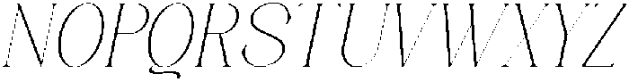 Axerifa Thin Italic otf (100) Font UPPERCASE