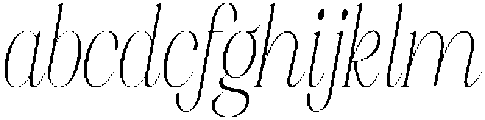 Axerifa Thin Semi Condensed Italic otf (100) FONT