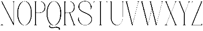 Axerifa Thin Semi Condensed otf (100) Font UPPERCASE