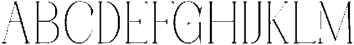 Axerifa Thin otf (100) Font UPPERCASE