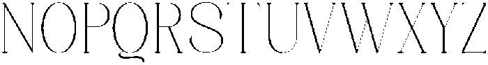 Axerifa Thin otf (100) Font UPPERCASE