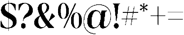 Axiron otf (400) Font OTHER CHARS