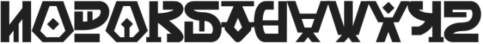 Axubies Regular otf (400) Font UPPERCASE