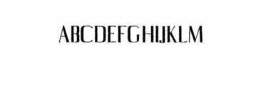 Axell-Distorted.otf Font UPPERCASE