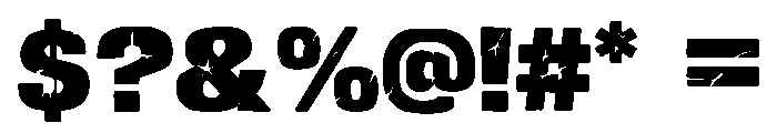 Axeblast Personal Use Only Reg Font OTHER CHARS