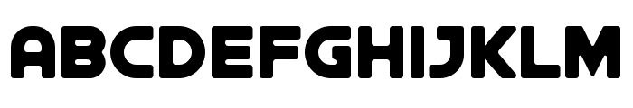 Axera Round Font UPPERCASE