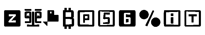 Axial Caps Medium Font OTHER CHARS