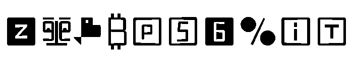 Axial Caps Regular Font OTHER CHARS