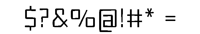 Axial Caps Regular Font OTHER CHARS