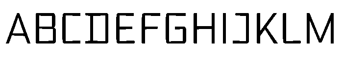 Axial Caps Regular Font UPPERCASE