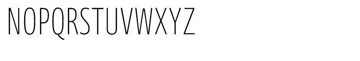 AXIS Font Japanese Compressed Extralight Font UPPERCASE
