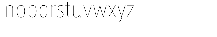 AXIS Font Japanese Condensed Ultralight Font LOWERCASE