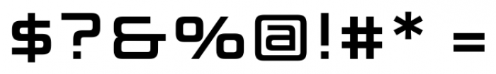 AXION Regular Font OTHER CHARS