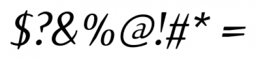 Axiom Italic Font OTHER CHARS