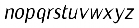 Axiom Italic Font LOWERCASE