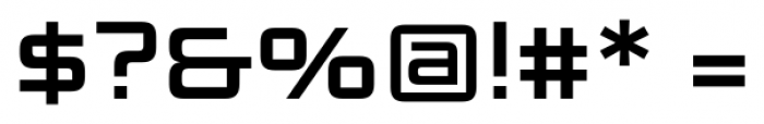 Axion RX 14 Regular Font OTHER CHARS