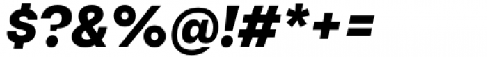 Axalp Grotesk Extra Bold Italic Font OTHER CHARS