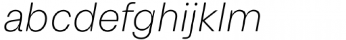 Axalp Grotesk Light Italic Font LOWERCASE