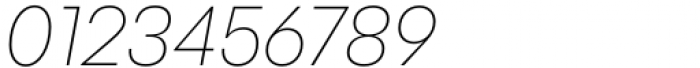 Axalp Grotesk Thin Italic Font OTHER CHARS