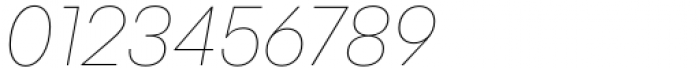 Axalp Grotesk Ultra Thin Italic Font OTHER CHARS