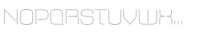 Axaxax Hairline Font UPPERCASE