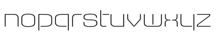 Axaxax Thin Font LOWERCASE