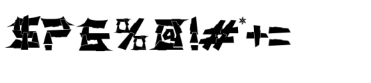 Axeleon Abstract Regular Font OTHER CHARS