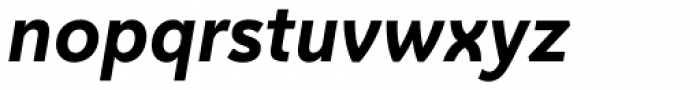 Axeo Sans Bold Italic Font LOWERCASE