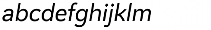 Axeo Sans Italic Font LOWERCASE