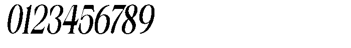 Axerifa Black Condensed Italic Font OTHER CHARS