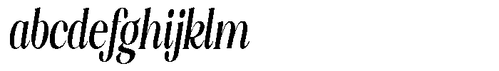 Axerifa Black Condensed Italic FONT