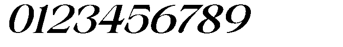Axerifa Black Expanded Italic Font OTHER CHARS