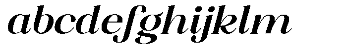 Axerifa Black Expanded Italic FONT