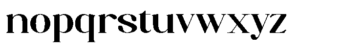 Axerifa Black Expanded Font LOWERCASE