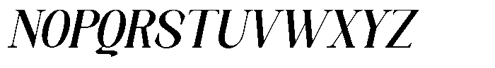 Axerifa Black Italic Font UPPERCASE