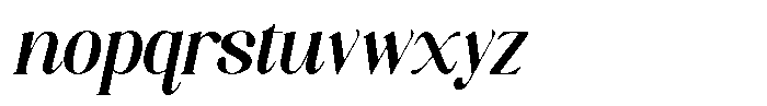 Axerifa Black Italic Font LOWERCASE