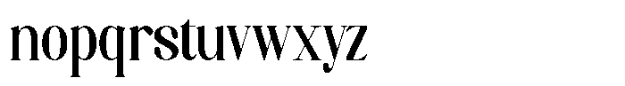 Axerifa Black Semi Condensed Font LOWERCASE