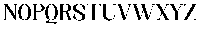 Axerifa Black Semi Expanded Font UPPERCASE