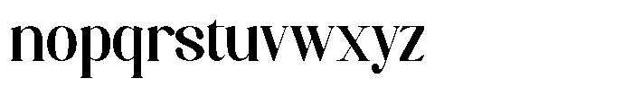 Axerifa Black Font LOWERCASE